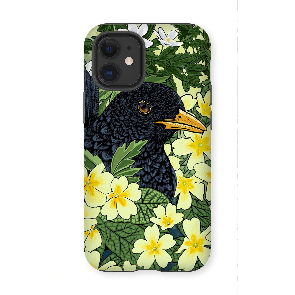 ‘Primrose Blackbird’ Tough Phone Case