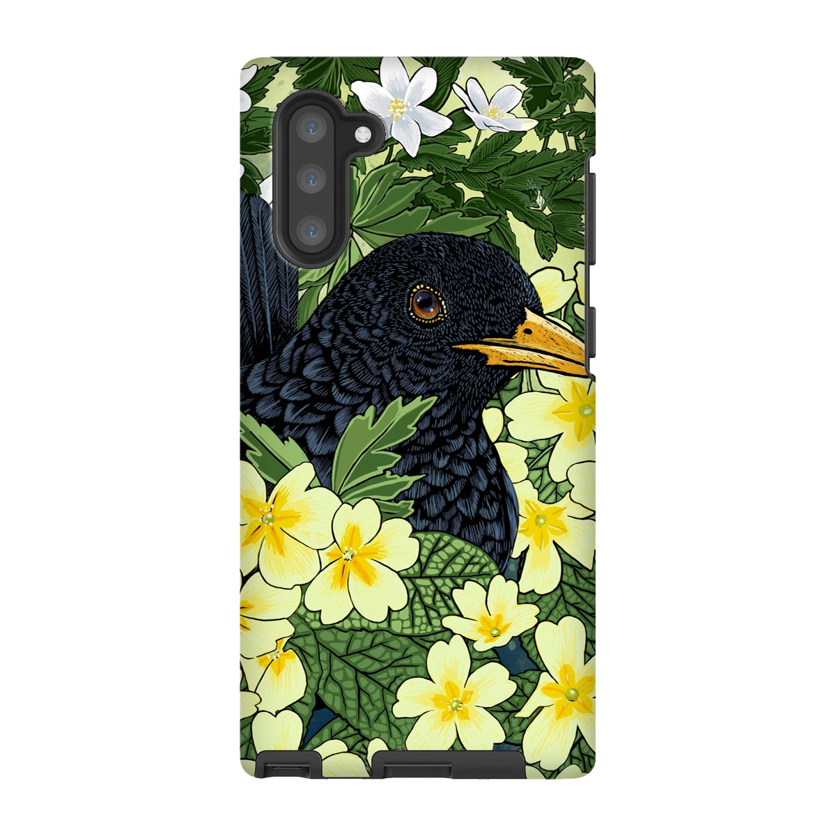 ‘Primrose Blackbird’ Tough Phone Case