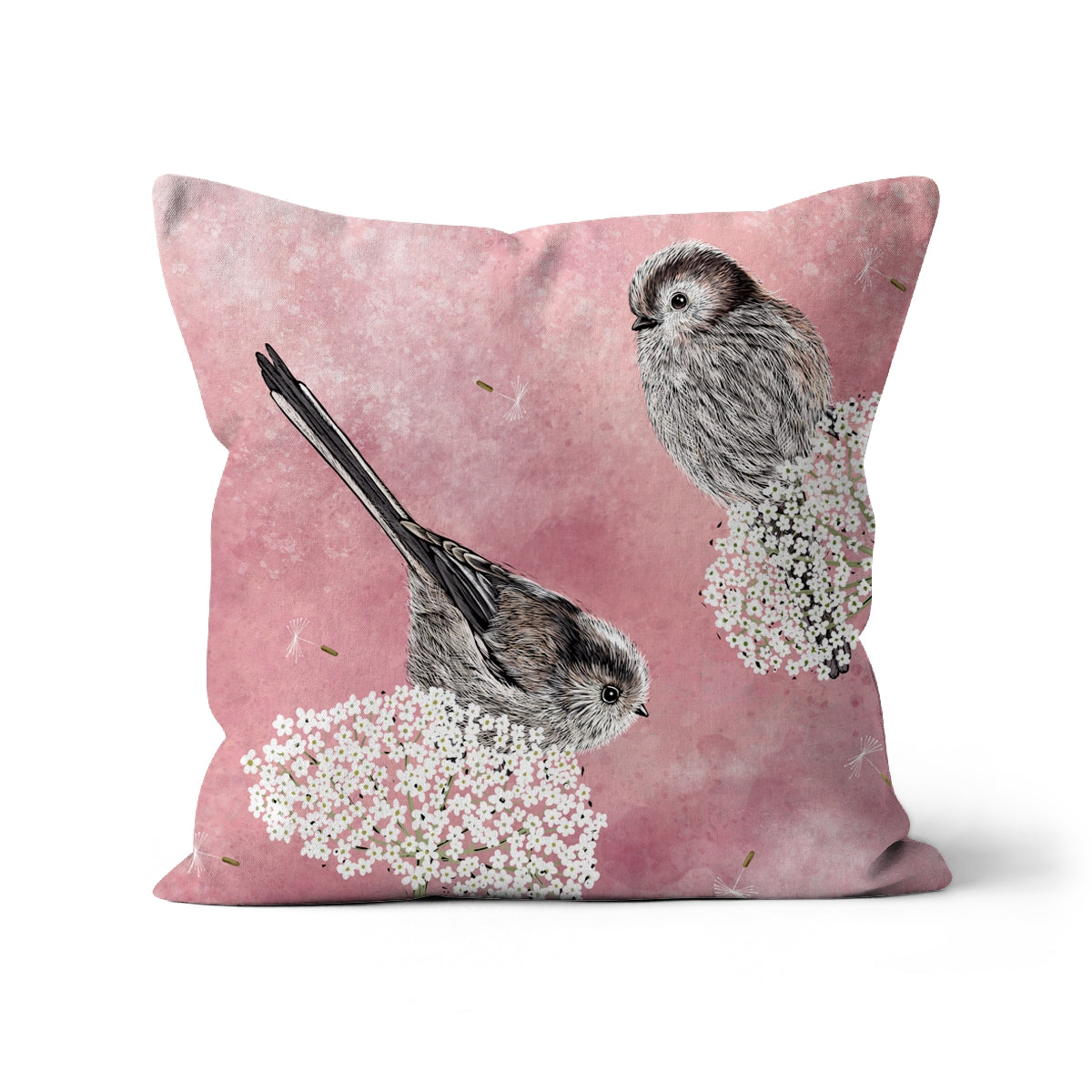 Long Tailed Tits Cushion