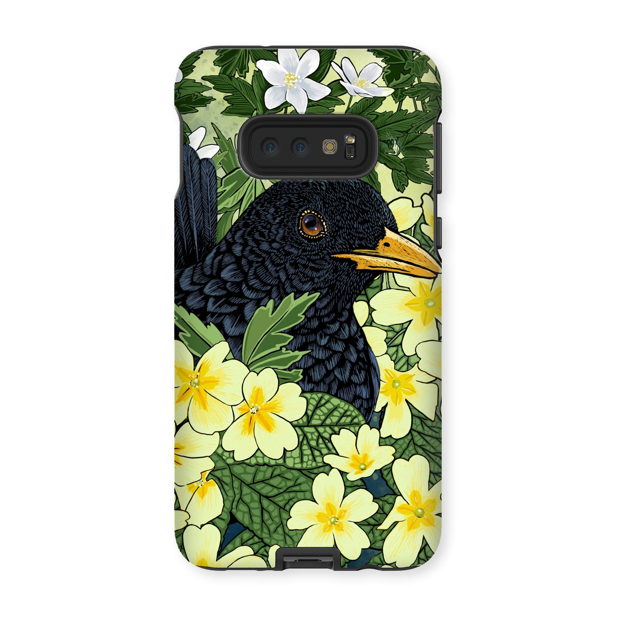 ‘Primrose Blackbird’ Tough Phone Case