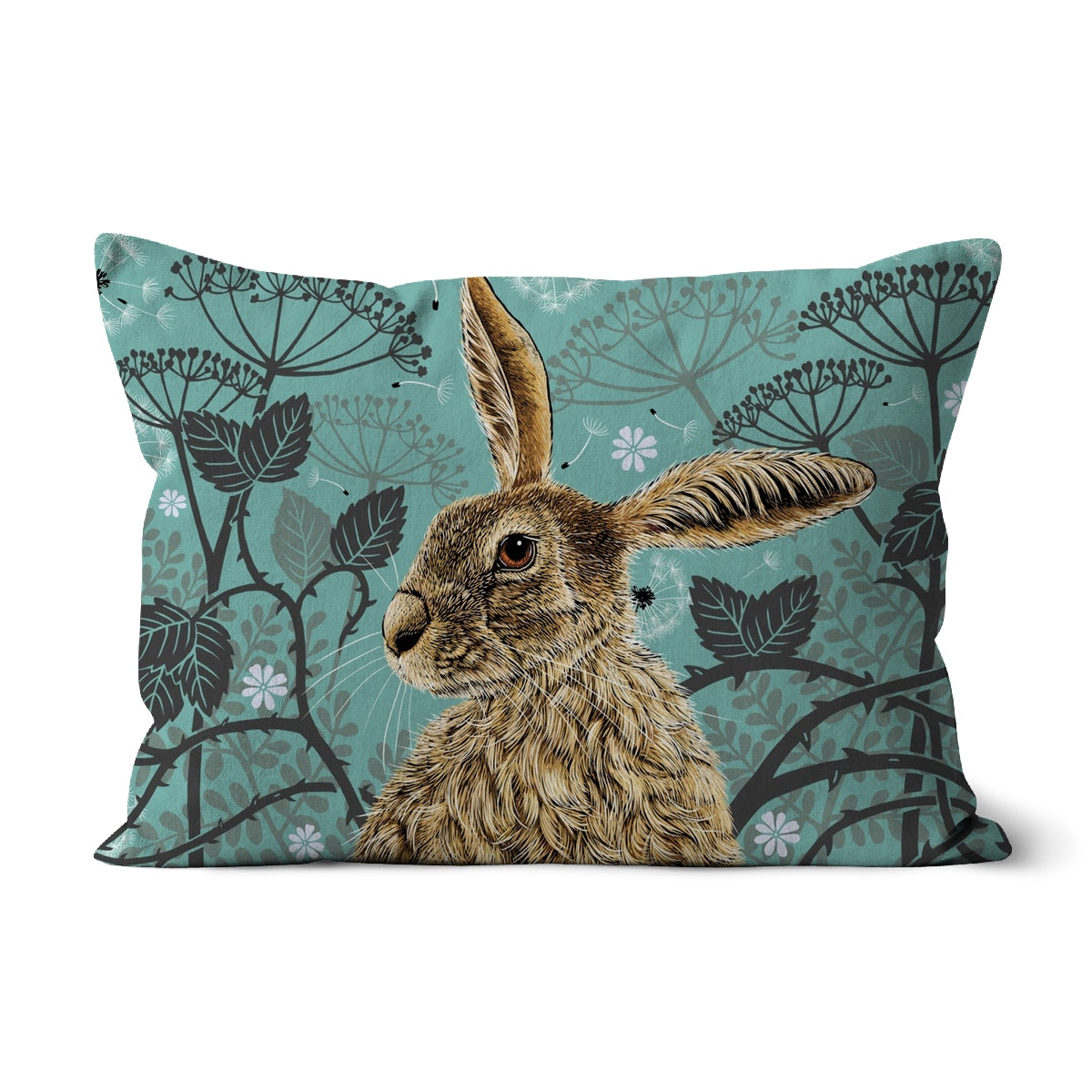 Aqua Hare Cushion