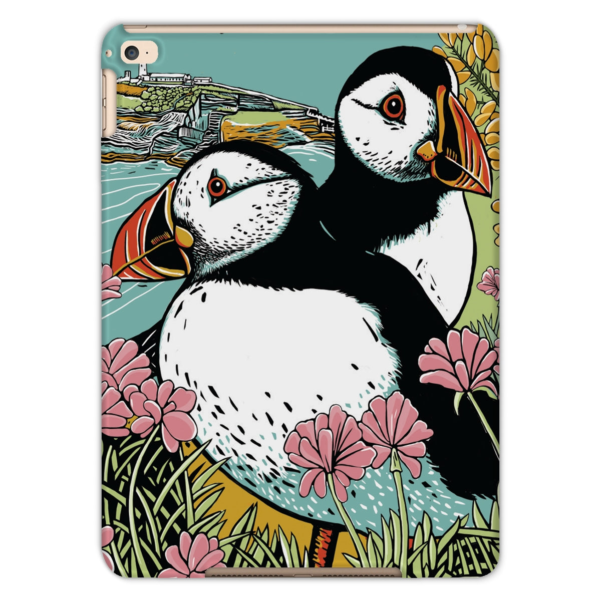 Clifftop Puffins Tablet Cases