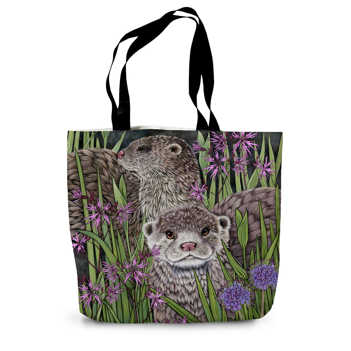 Otterly Adorable Canvas Tote Bag