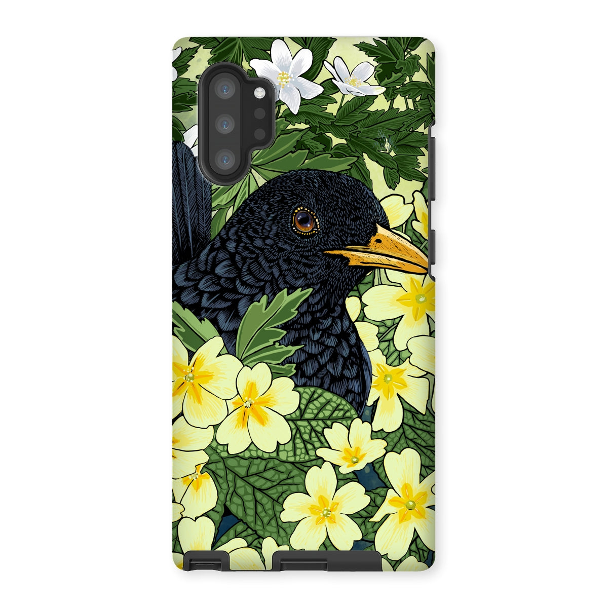 ‘Primrose Blackbird’ Tough Phone Case