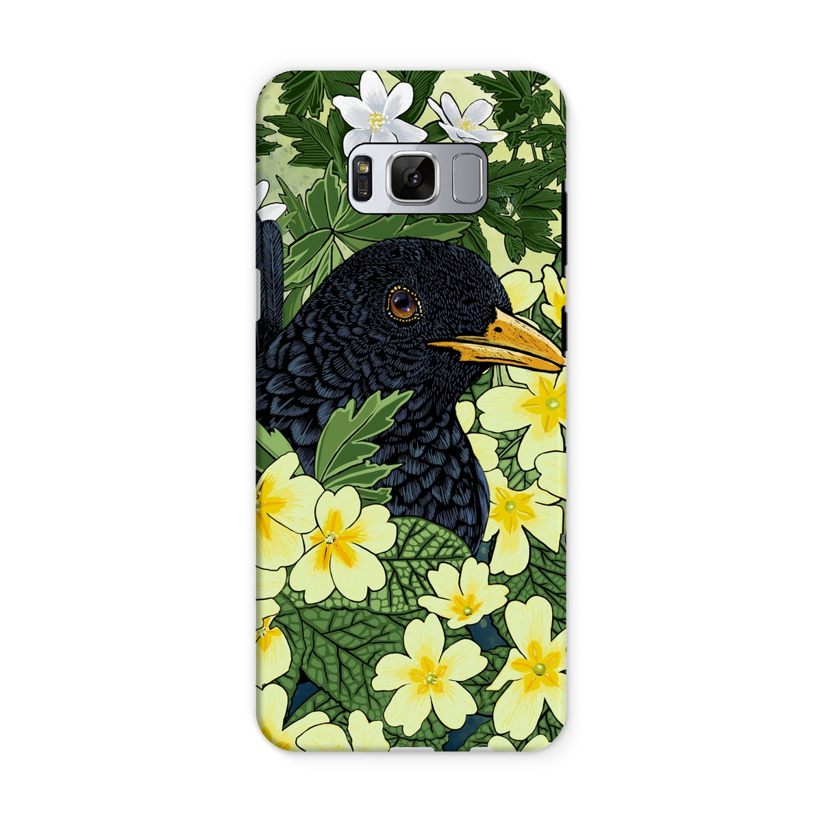 ‘Primrose Blackbird’ Tough Phone Case