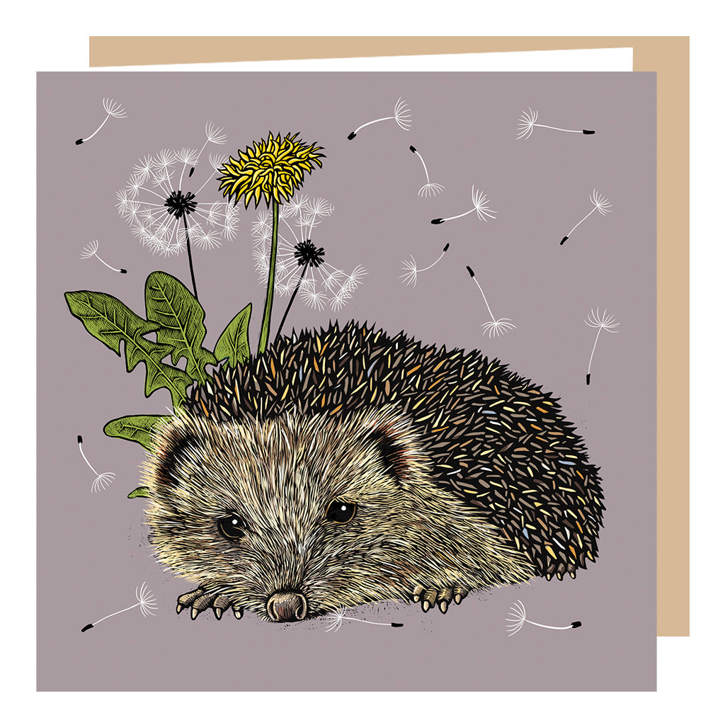 Hedgehog Greeting Card by Fox & Boo