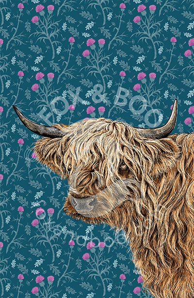 https://www.foxandboo.com/cdn/shop/products/Fox-and-Boo-Highland-Cow-Tea-Towel-Blue_1600x.png?v=1667585927