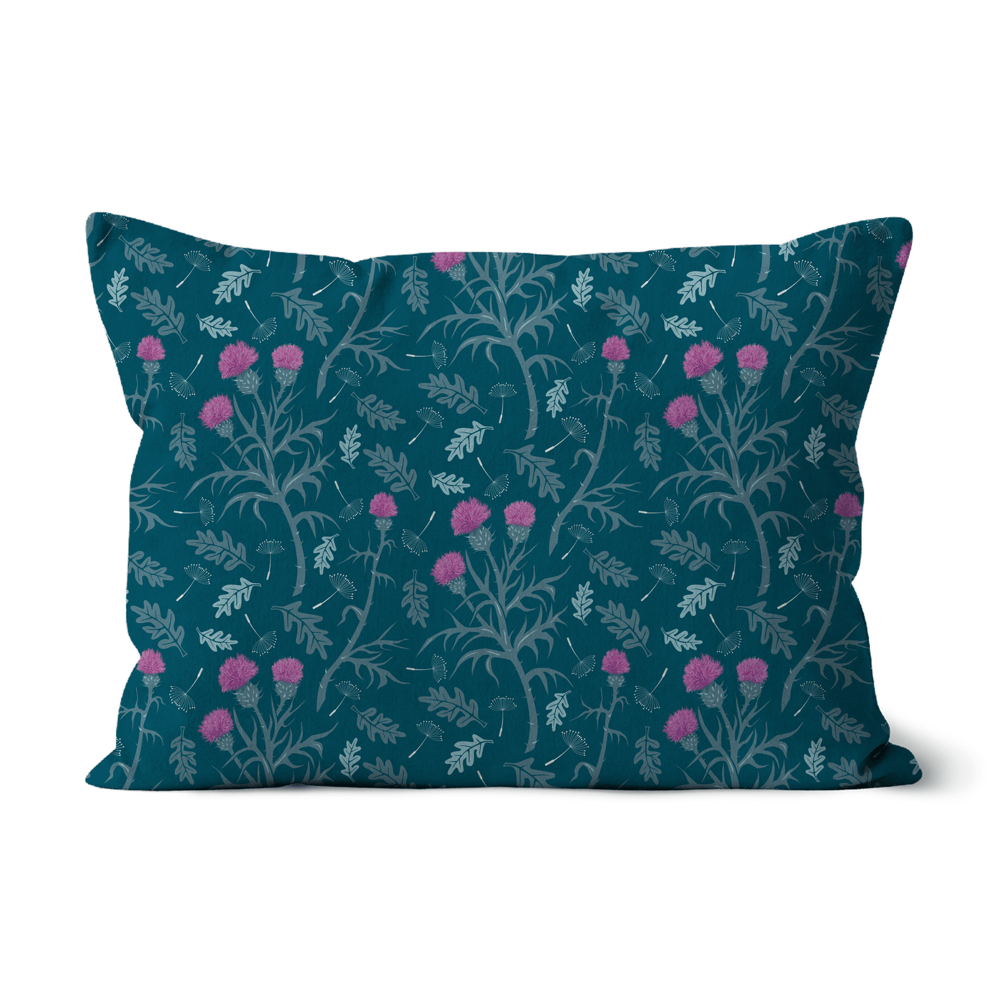 Thistle and Oak Rectangular Cushion - Fox & Boo